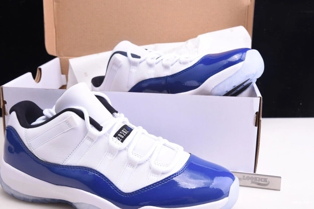 Reps TBK AH7860-100 Jordan 11 White Low Retro Concord Air 0813